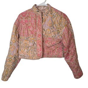 Floral Quilted Jacket Xs
